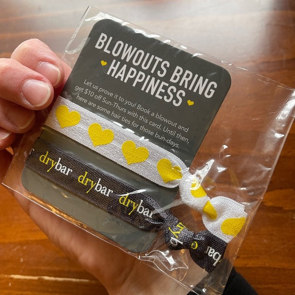 Drybar Heart and Logo Hair Ties Set - Picture 2 of 3